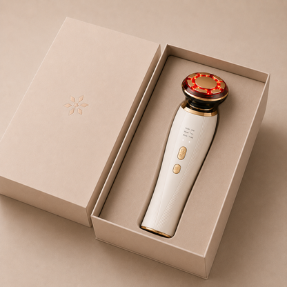Pureluma 3-in-1 Red Light Therapy Skincare Massager
