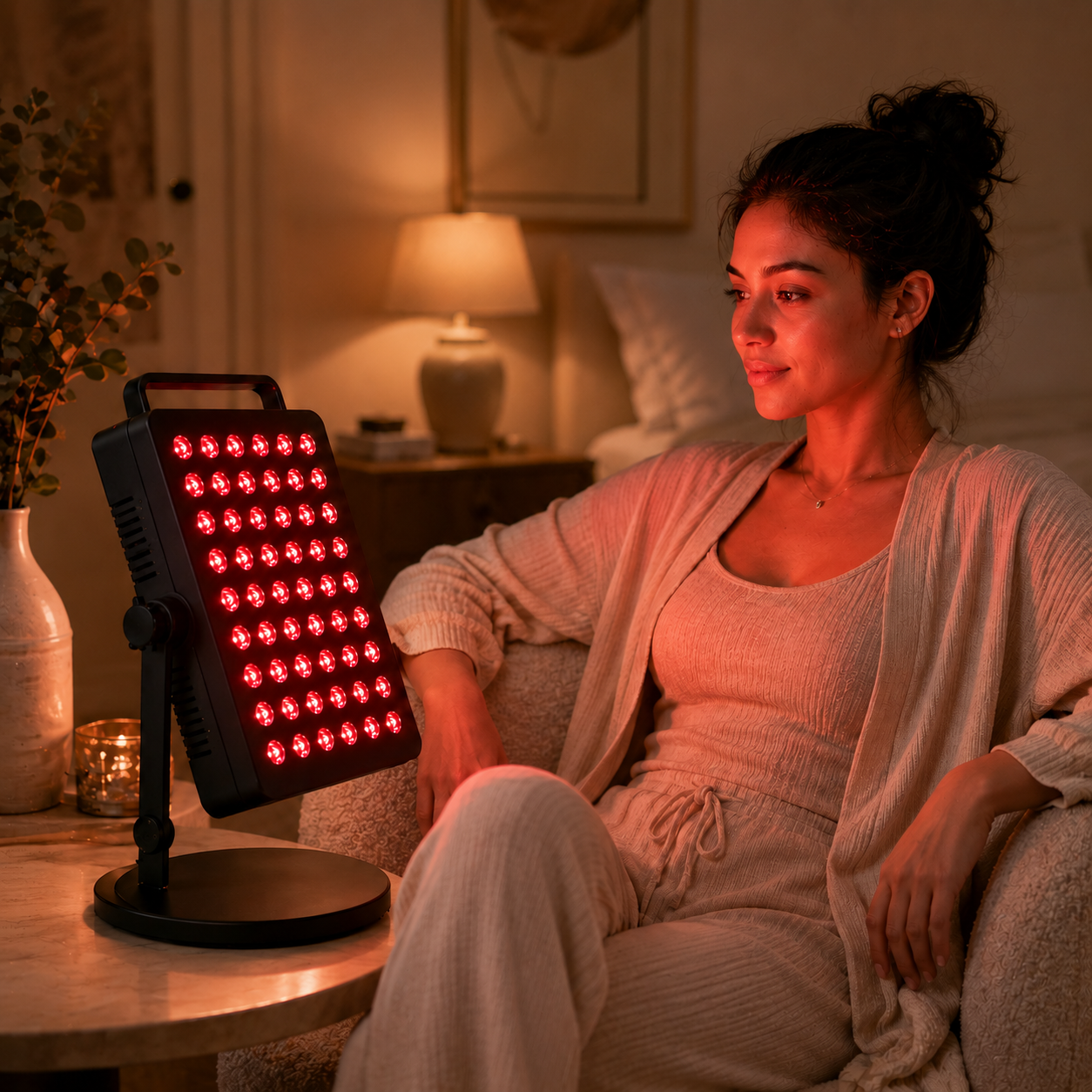 Pureluma Desktop Red Light Therapy Panel Lamp