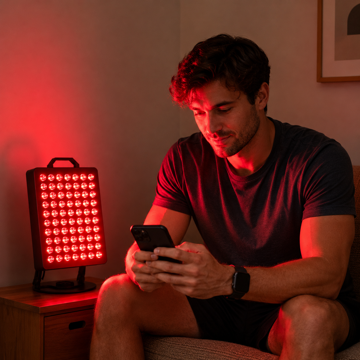 Pureluma Desktop Red Light Therapy Panel Lamp