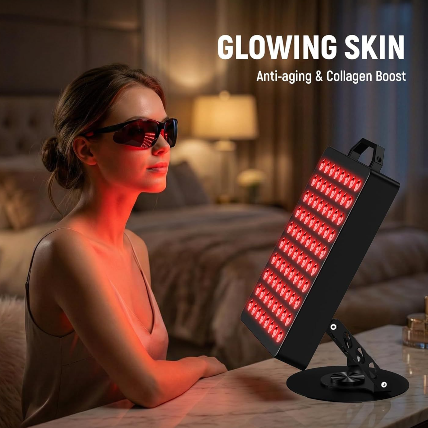 Pureluma Desktop Red Light Therapy Panel Lamp