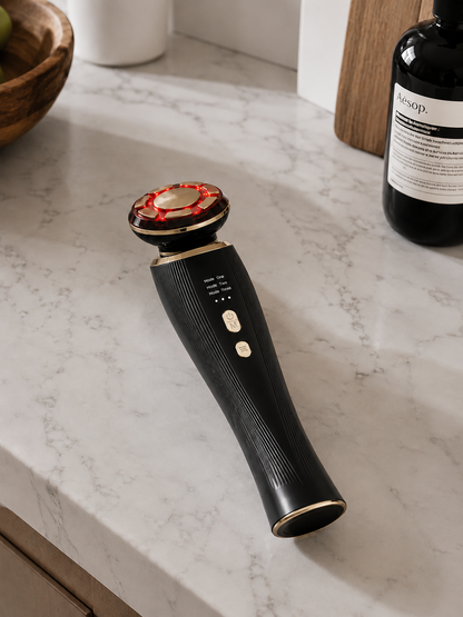 Pureluma 3-in-1 Red Light Therapy Skincare Massager